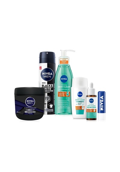 Tr Damat Seti Deodorant Vücut Kremi Renksiz Dudak Kremi Karşıtı Jel Serum Güneş Kremi
