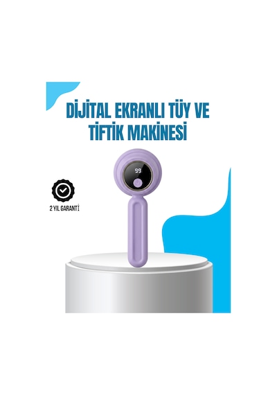 Şarjlı Tiftik Temizleme Makinesi Kablosuz Pratik Kullanım