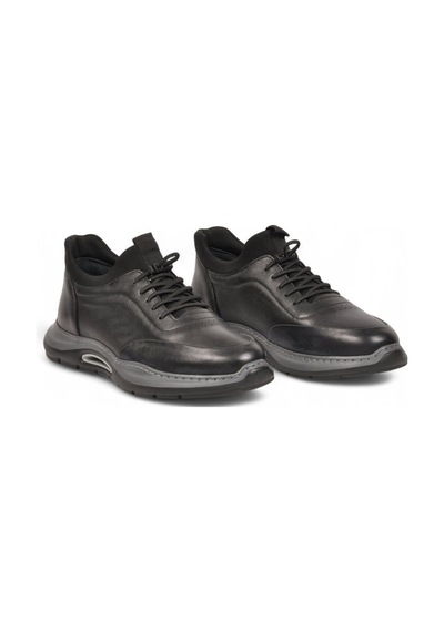 Komcero Kauçuk Tabanlı Siyah-füme Hakiki Deri Sneaker Erkek Casual Ayakkabı Hz2844-8225 Komcero Kauçuk Tabanlı Siyah-füme Hakiki Deri Sneaker Erkek Casual Ayakkabı Hz2844-8225