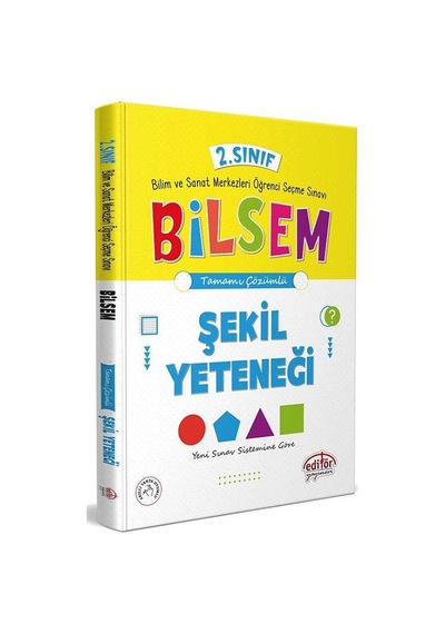 Editör Yayınları 2. Sınıf Bilsem Hazırlık Şekil Yeteneği