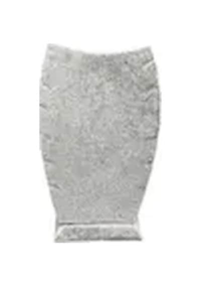 Yerli Üretim Dubai Model Süet Kumaş Gri Renk 12/8 Cm Kolye - Zincir Ayaklı Stand Çok Renkli