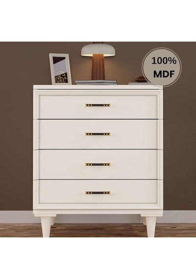 Kardelen 4 Çekmeceli Mdf Şifonyer Aytaşı