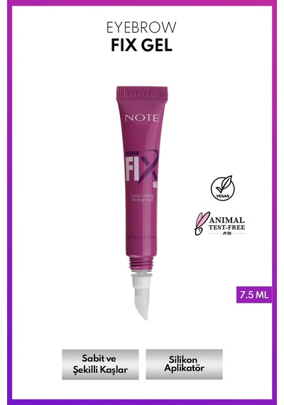 Note Eyebrow Fix Gel Şeffaf Kaş Sabitleyici Ve Şekillendirici Jel - Şeffaf