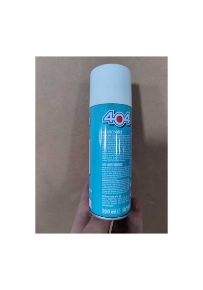 200 Ml Etiket Sökücü Mastik Yapışkan Artığı Sökücü Sprey Cam Metal Ahşap Mobilya Zemine Uygun