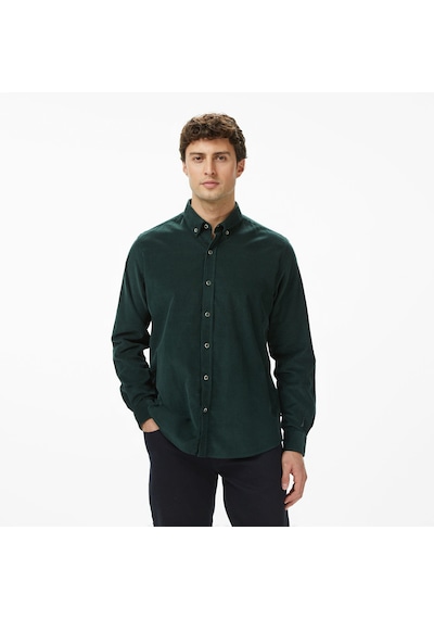 Nautica Erkek Yeşil Classic Fit Gömlek Düz W57424t Yeşil