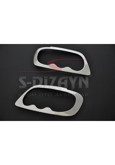 S-Dizayn  Volkswagen Caddy Krom Far Çerçevesi 2 Prç 2004-2010