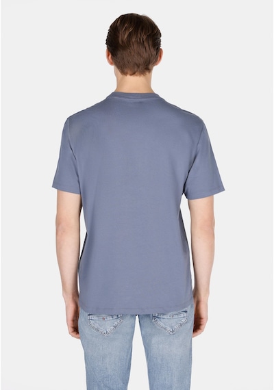 Colin's Colins Comfort Fit Yuvarlak Yaka Düz Erkek Mavi Kısa Kol Tişört Cl1074160 Cl1074160 Q1.v2 Inv Indigo