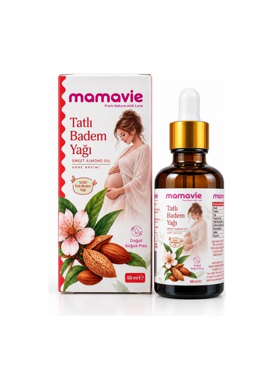 %100 Tatlı Badem Yağı 50 Ml Doğal Soğuk Pres Cilt, Saç Ve Vücut Bakım Yağı - 937409287 Diğer
