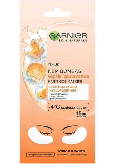 Garnier Göz Altı Torbalarına Karşı Kağıt Göz Maskesi