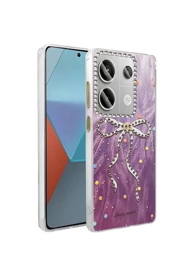 Newface Xiaomi Redmi Note 13 Pro 4g Kılıf Blade Aynalı Desenli Kapak - Desen 1