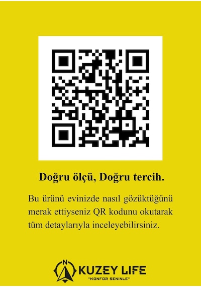 Kuzey Life Rami 2 Kapaklı 5 Raflı Askılı Gardırop 52cm Derinlik