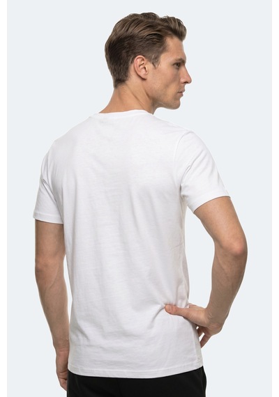 Slazenger Rıvaldo T Erkek Beyaz Tişört