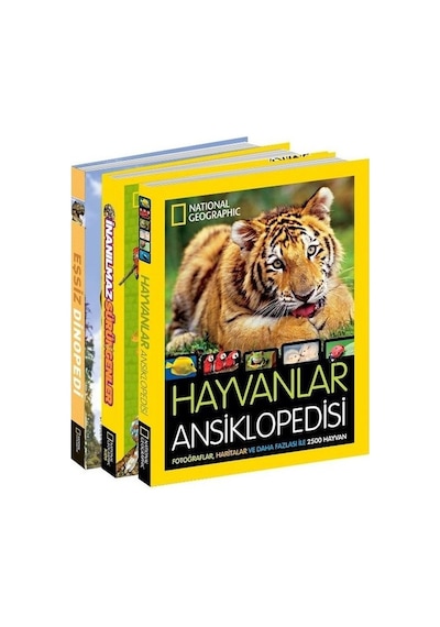 National Geographic Kids Hayvanlar Ansiklopedi Seti - 3 Kitap Takım- Beta Kids