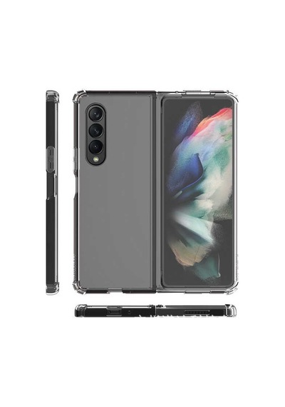 Zore Samsung Galaxy Z Fold 3 Uyumlu Omsy Nitro Anti Shock Silikon-renksiz