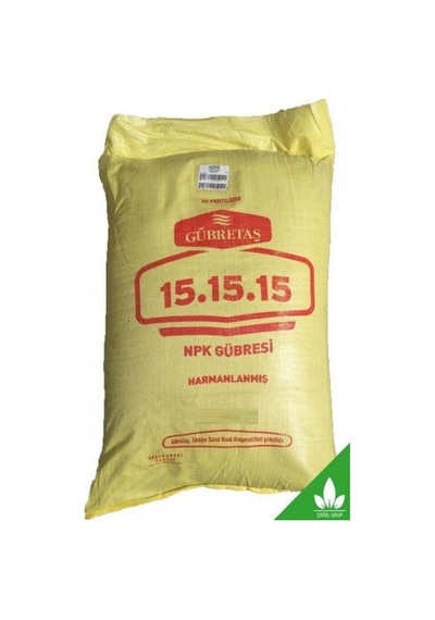 100 KG Gübretaş 15 15 15 Kompoze Gübre 2X50 KG 2 Torba
