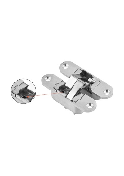 Camaks Akordiyon Menteşe 110 Mm Sol Ayarlı ( Ayarlı Zamak Merkez )