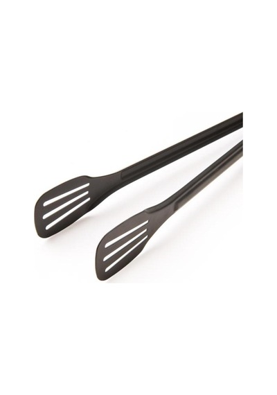 Chef Star Maşa - Siyah - 33 Cm Paslanmaz Çelik Siyah