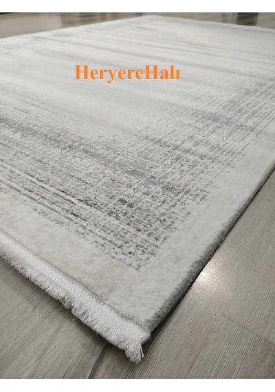 Lagos Xw Lgs 08 Cream Sılver Hav Toz Vermez Modern Makina Halısı