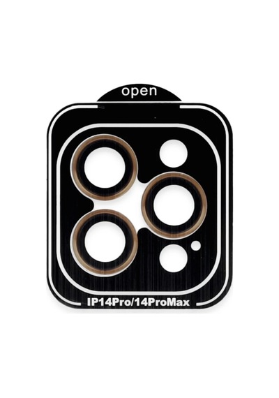 Joko Apple iPhone Uyumlu 15 Pro Max Pvd Metal Kamera Lens - Turuncu standart