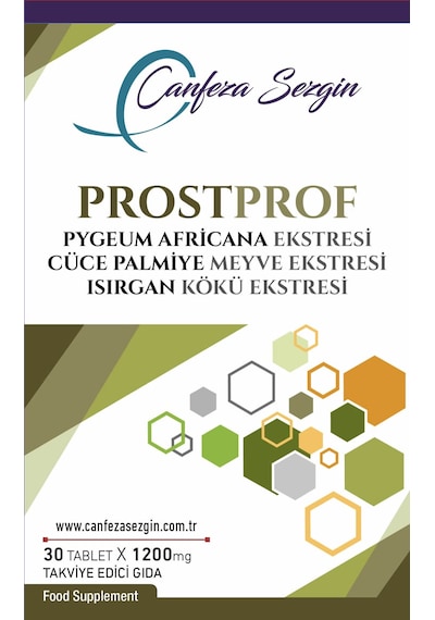 Canfeza Sezgin Prostprof Pygeum Africana Eki 30 Tablet