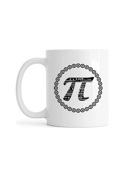 Hidz Pi Günü Beyaz Kupa Tip 1 Beyaz