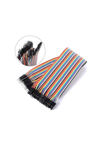 20cm 40 Pin Erkek Dişi Dupont Kablo Ayrılabilir 2.54mm 10 Renk Breadboard Atlama Kablosu Jumper