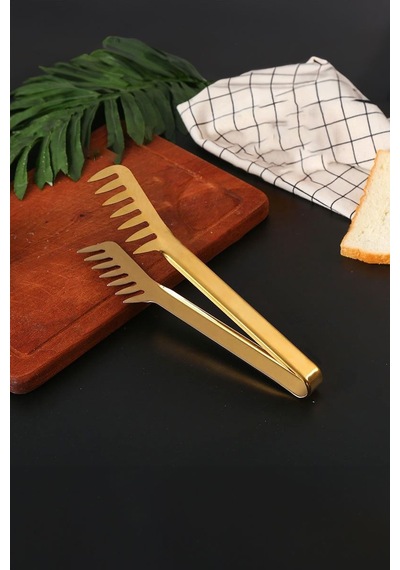 Çelik Taraklı Mutfak Makarna Maşası Spagetti Maşa Cin623sr