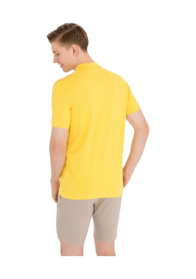 U.S. Polo Assn. Erkek Polo Yaka T-shirt Sari