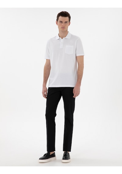Pierre Cardin Erkek Beyaz Tişört Basic 50302538-vr013 Beyaz