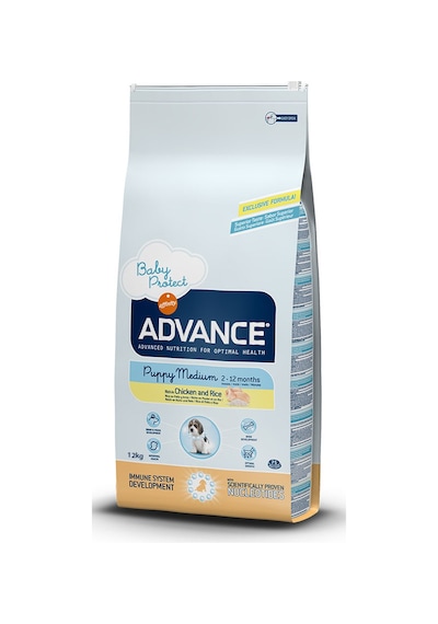 Advance Puppy Tavuklu Orta Irk Yavru Köpek Maması 12 KG