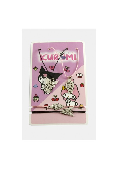 Best Friends Arkadaş Deri Set Kolye Gümüş