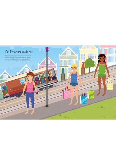 Sticker Dolly Dressing Travel 3 Adet Çok Renkli