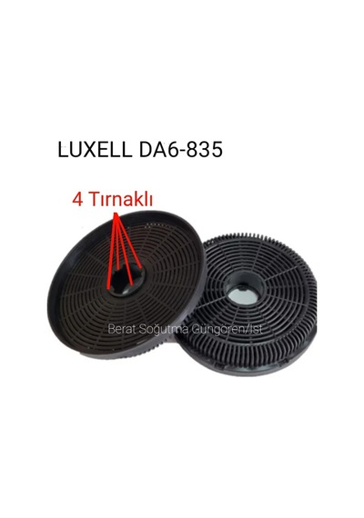 Luxell Davlumbaz Bacasiz Kullanim Için Karbon Fltre Model Da-835