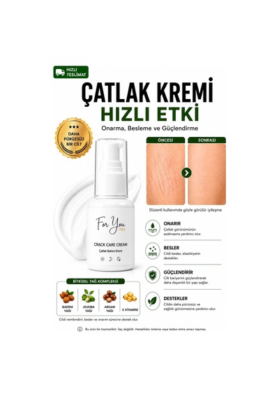 Çatlak Önleyici Bakım Krem- Hamilelik & Doğum Sonrası Çatlak Bakım Kremi