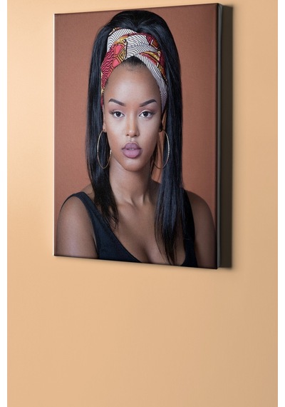 Webstyle Sayılarla Boyama Seti Kasnaklı Afrika Güzeli 40 X 50 Cm