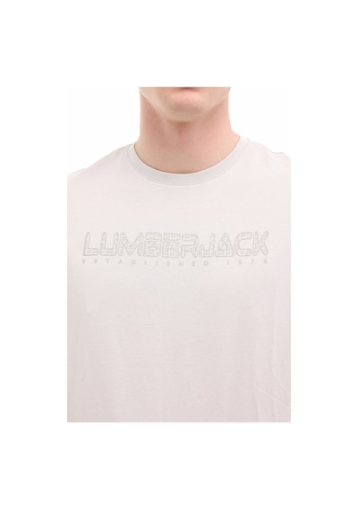 Lumberjack Ml Ulrıch 11ıd1-100 6fx Erkek Kısa Kol Tişört Gri