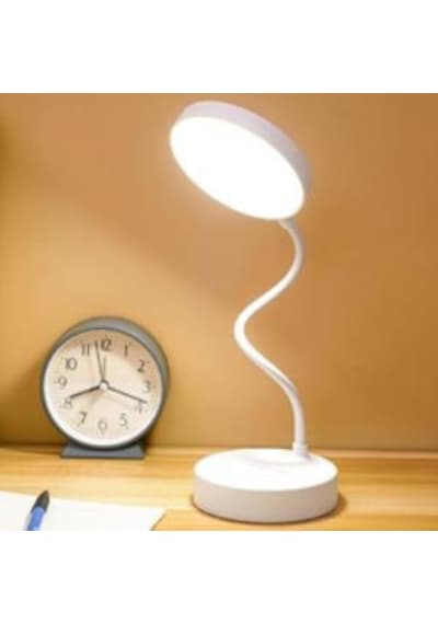Wellhise Wd-6075 Dimmerli Led Ayarlanabilir Kablosuz Type-c Şarjlı Masa Lambası Beyaz
