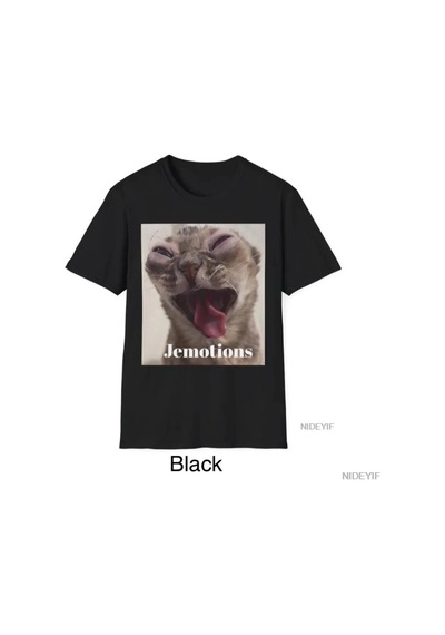 Tarzsokak Jemotions Meme Erkek Kadın T-shirt %100 Pamuklu Tişört Kısa Kollu Üstler 0202-3 Çok Renkli
