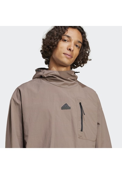 Adidas Ce Q3 Erkek Kahverengi Kapüşonlu Hoodie Kahverengi