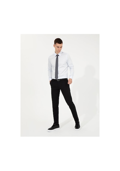 Pierre Cardin Slim Fit Uzun Kollu Klasik Gömlek 50251166-vr003 Mavi