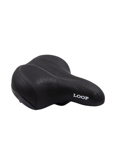 Loop Zy-9357-a Sele 255x205mm 610gr Yetişkin Mtb Geniş Bisiklet Selesi 24-26-29 Jant Uyumlu Siyah