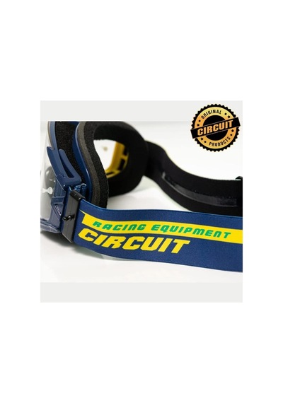 Circuit Equipment Off-road Gözlüğü Quantum Sarı/mavi Şeffaf Lens
