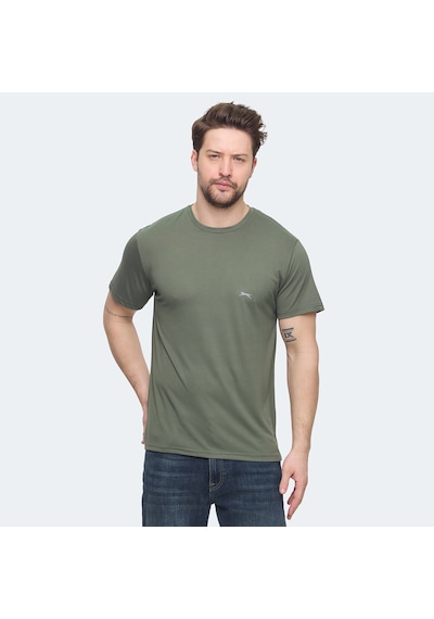 Slazenger KRATER Erkek  Haki Tişört