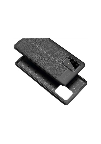 Samsung Uyumlu Galaxy A91 S10 Lite Kılıf Zore Niss Silikon Kapak Lacivert