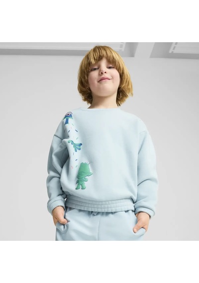 Puma X Trolls Graphic Crew Mavi Erkek Sweatshirt