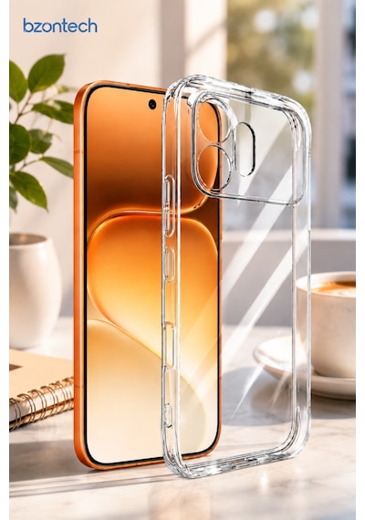Honor 600 Uyumlu Kılıf Şeffaf Kamera Korumalı 3d