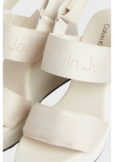 Calvin Klein Kadın Sandalet Yw0yw01360 0f4 Bej