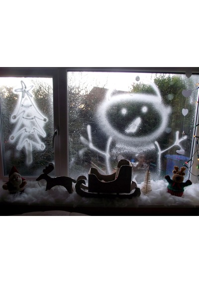 Yapay Beyaz Kar Spreyi Köpüğü, Cam Yazı Yılbaşı Noel Ağaç Süsleme