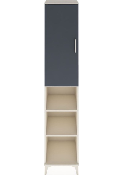 Hyperion Dolap 4 Raflı Tek Kapaklı Tek Askılı 44x44x221 Aytaşı-antrasit Aytası Hyperion Dolap 4 Raflı Tek Kapaklı Tek Askılı 44x44x221 Aytaşı-antrasit Aytası
