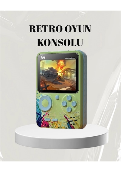 3 İnç Renkli Ekranlı Taşınabilir El Konsolu G5 Modeli